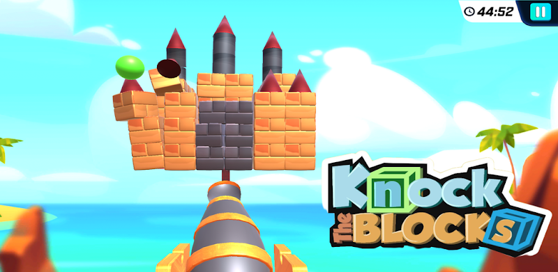 Knock The Blocks - Cannon Shooting