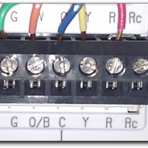 Heat Pump 4 Wire Thermostat Wiring Color Code