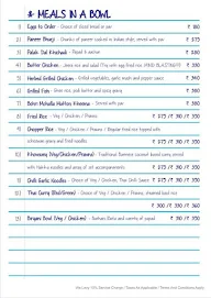 The Bar Stock Exchange menu 8