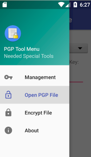 Screenshot PGP Tool