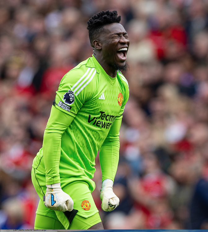 United goalkeeper Andre Onana