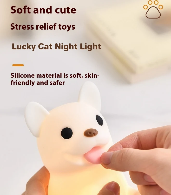 Title 7, Silikonska noćna lampa sa USB punjenjem i zatam...