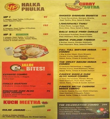 Mast Kalandar menu 