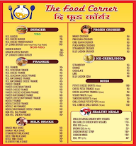 The Food Corner menu 1