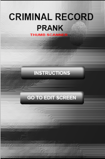 Criminal Record Prank Scanner