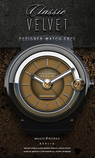 Velvet designer Watch Face