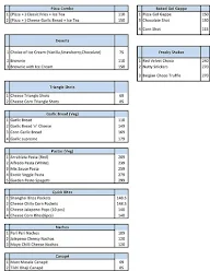 Italino Pizza menu 4