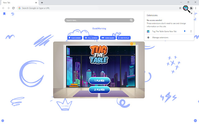 Tug The Table Game New Tab