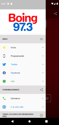 Screenshot Radio Boing
