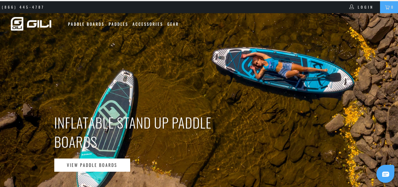 GILI landing page example