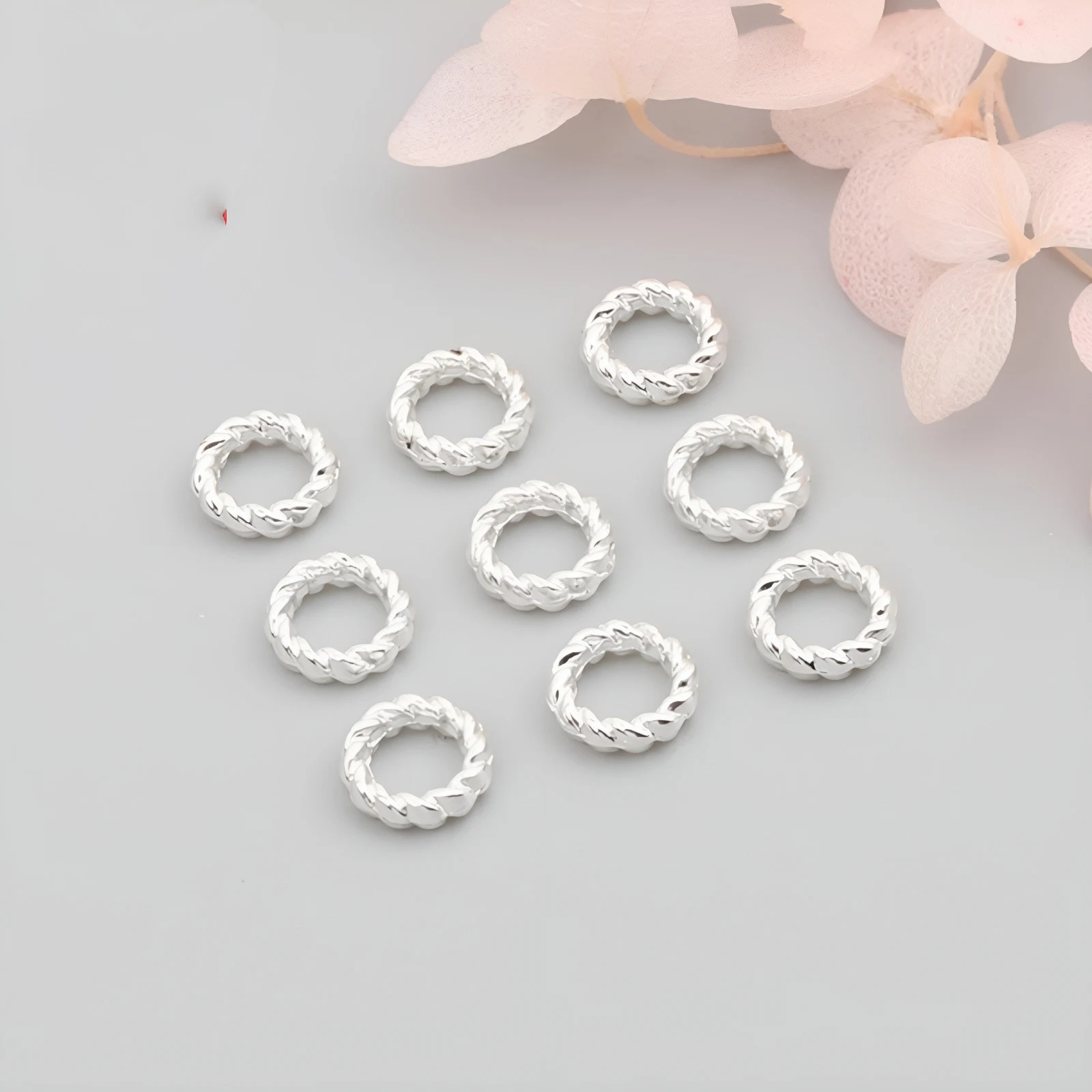 Title 2, Gedrehte massive geschlossene Ringe DIY handgem...