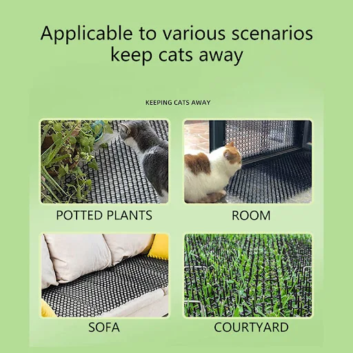 1Pc Cat Mats Anti-Cat Garden Repellent Mat Stimulation Strips Keep Cats Away Safe Plastic Spike Garden Protection Access