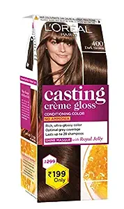 LOREAL HR/COLOR CAST DARK BROWN 400 1PC