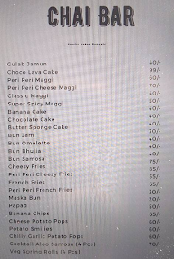 Chai Bar Co. menu 2