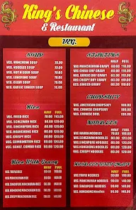 King's Chinese & Restaurant menu 3