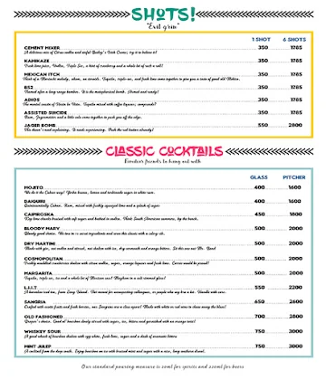 Ciclo Cafe menu 