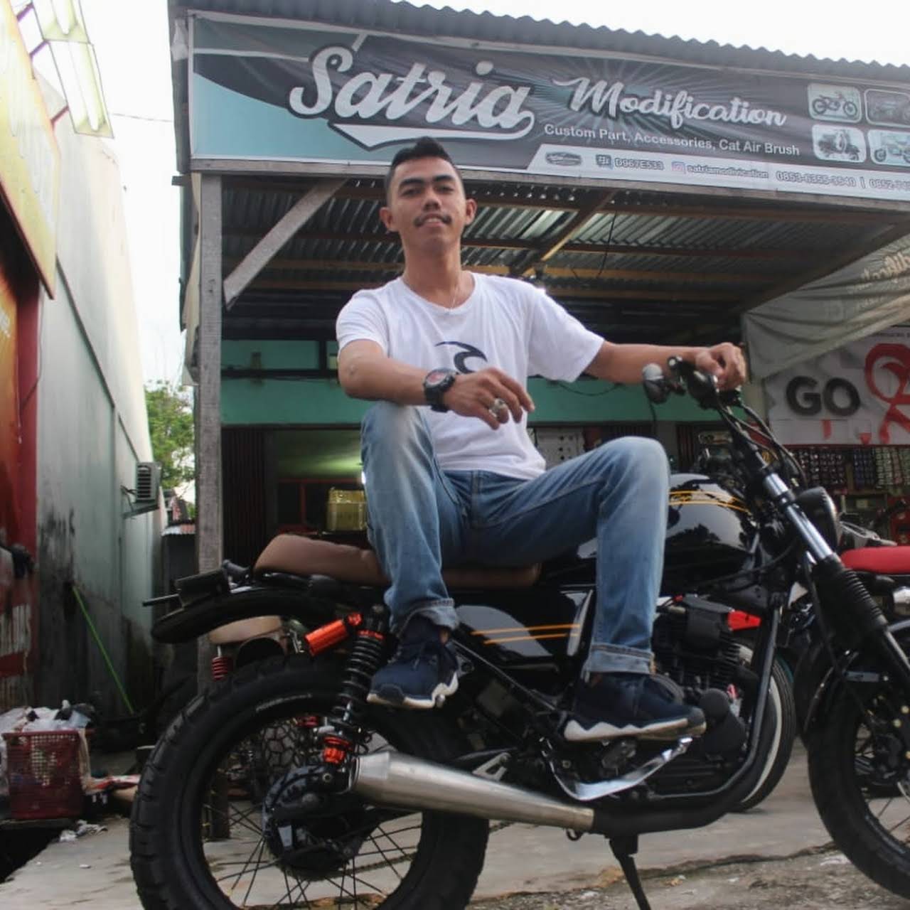 Satria Modifikasi Bengkel Sepeda Motor