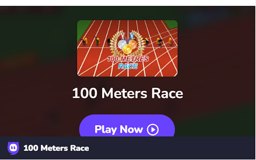 100 Meters Race Game
