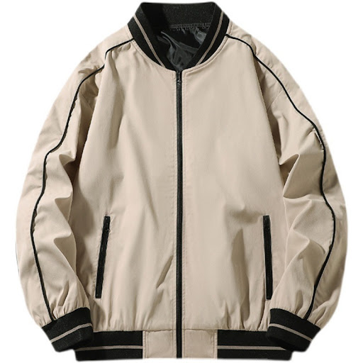 Title 2, Mens Baseball Collar Casual Jacket Plus Size C...
