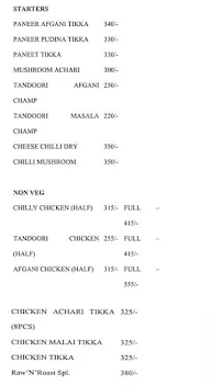 Raw 'N' Roast menu 2