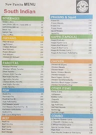 New Pamba Multicuisine Restaurant menu 1