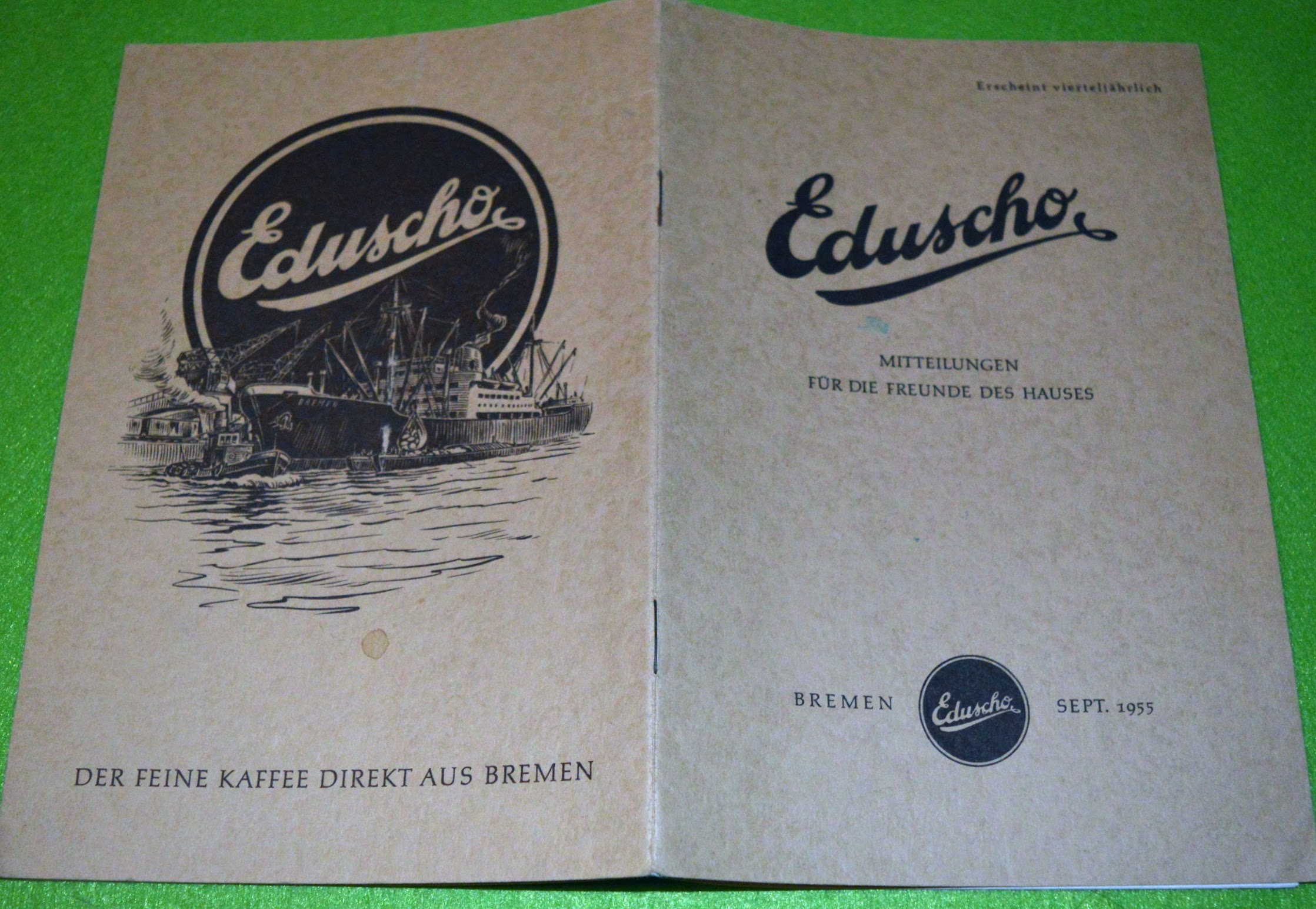 Mitteilungen für die Freunde des Hauses - Eduscho-Zeitung - 1955