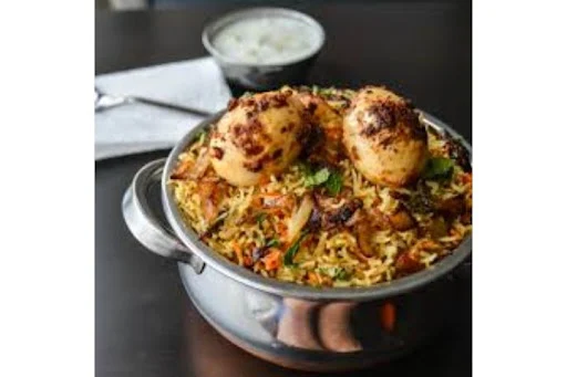 Egg Biryani with Raita