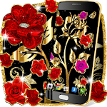 Cover Image of Скачать Золотая роза живые обои 3.1 APK