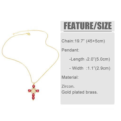 Title 3, European and American Micro Zircon Inlaid Penda...
