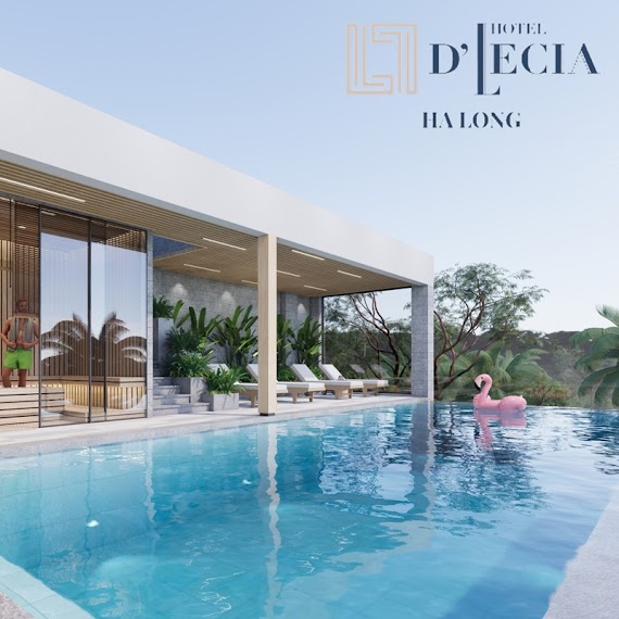 D'lecia Hotel 4* Hạ Long - Gồm Bữa Sáng, Hồ Bơi, Khách Sạn Ngay Trung Tâm Bãi Cháy, Gần Biển, Thuận Tiện Thăm Vịnh