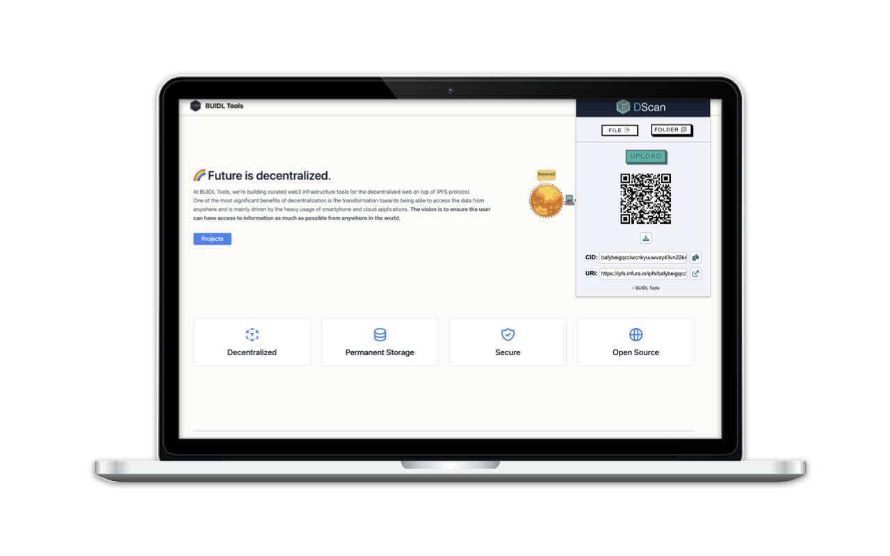 DScan: Decentralized QR code generator Preview image 4