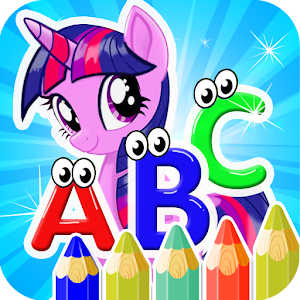 Download Kids Coloring  Book little Pony princess For PC Windows and Mac