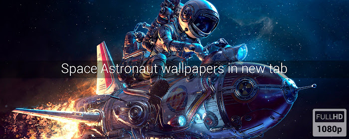 Space Astronaut Wallpapers New Tab marquee promo image