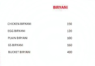 Dindigul Mugaideen Briyani And Fast Food menu 1