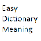 Item logo image for Easy Dictionary Meaning