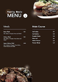 Family Meals menu 1