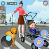 Anime Mother Sim 3d: Mom Games icon