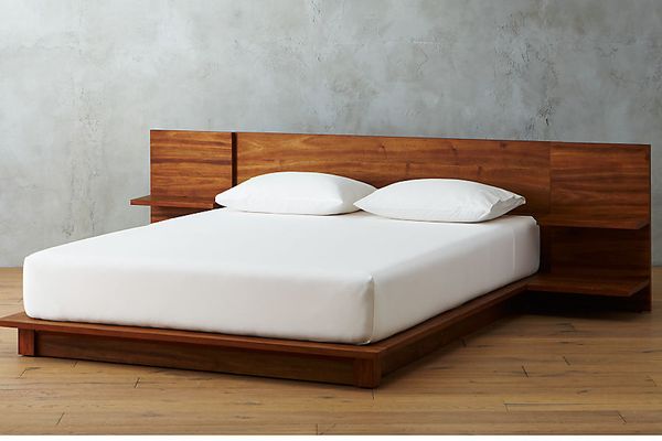 Wood Full Size Platform Bed Frame ...marthastewart.com