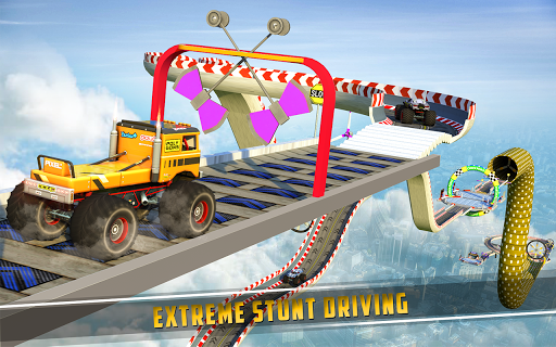 Monster Truck Mega Ramp Stunts Extreme Stunt Games screenshots 8