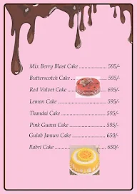 Mom's Cake Walk menu 2