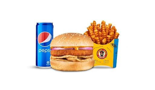 Chicken Churmur Pandey Burger Combo