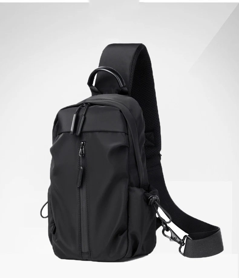 Mochila Casual Masculina Estilo Urbano Simples Bolsa para Computador Design de Moda Streetwear Conforto e Praticidade Diária