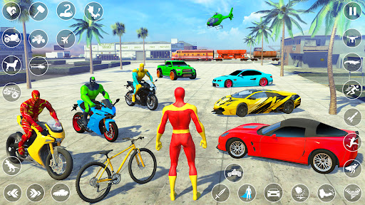 Screenshot Rope Superhero Game Crime City