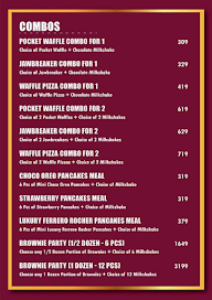 Wack Waffles & Brownies menu 3