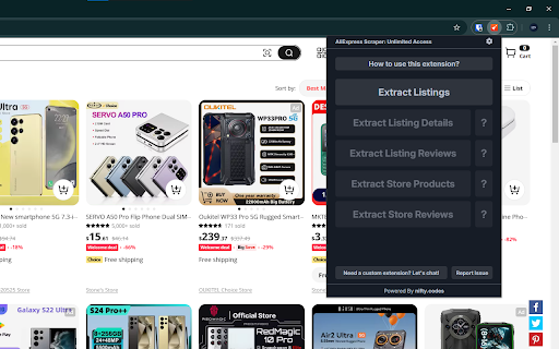 AliExpress Scraper: Export Search, Products, Sellers & more Preview 2