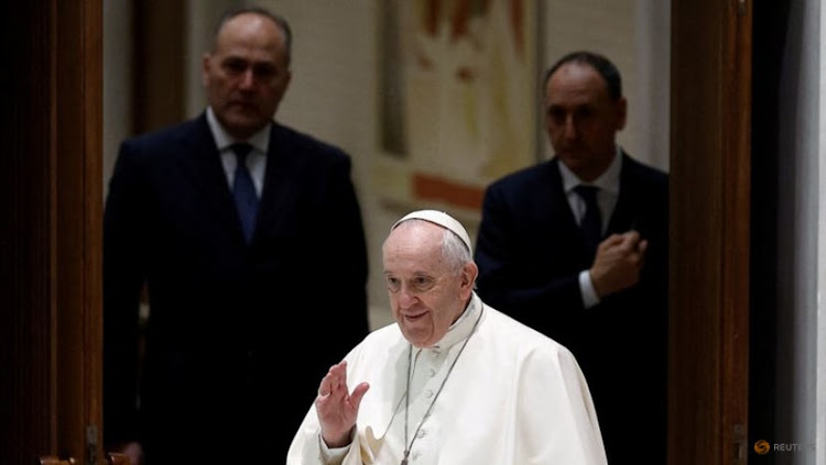 Pope Francis holds the weekly general audience at the Paul VI Hall at the Vatican, Mar 2, 2022