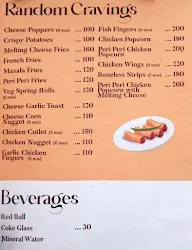 Nineties Cafe menu 5