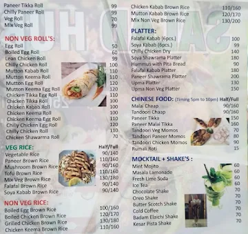 Saladhub menu 