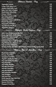 Kasha Multi Cuisine Restaurant menu 2