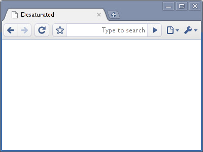 Desaturated chrome extension